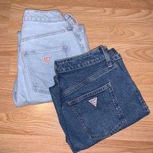 High-rise mom jeans, Guess